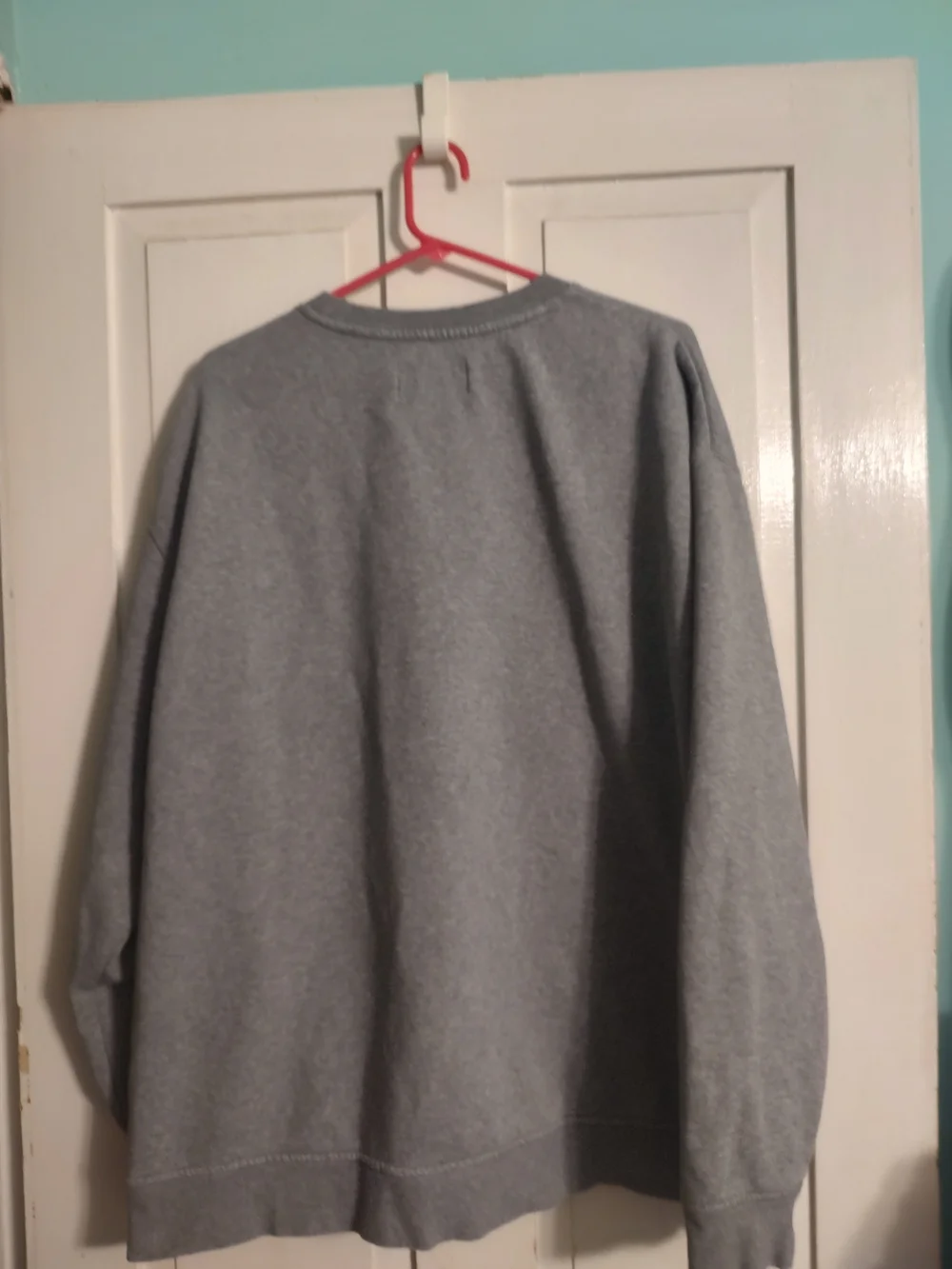 Jordan Mens Plaid Logo Crewneck Sweatshirt Gray  Christmas Exclusive XXL